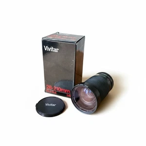 Vivitar 28-210mm F3.5-5.6 72mm Macro Zoom Lens For Canon with Original Box - Picture 1 of 16