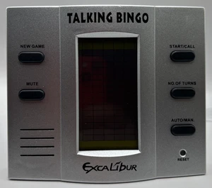 Excalibur sprechendes Bingo - Vintage nur Silbereinheit, keine Briefmarken/Marker oder Blöcke - Bild 1 von 5