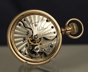 VERY NICE L Size E Howard SERIES XII 17j SPLIT PLATE~PERFECT DIAL~RUNNING STRONG - Picture 1 of 16