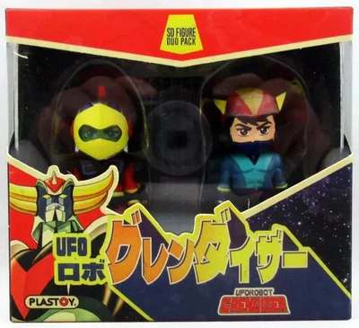 Goldorak - Plastoy - Figurine PVC 6cm SD Duke Fleed & Koji Kabuto (Actarus & Alc - Photo 1/4