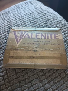 VALENTINE SNMA-322C CARBIDE INSERTS BOX OF 7 - Picture 1 of 3