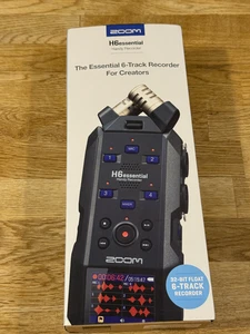 Zoom H6essential, 32-Bit Float, 6-Track Portable Recorder, 4 XLR/TRS Inputs - Picture 1 of 8