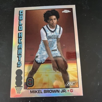 2023-24 Topps Chrome Overtime Elite Throwback #15 Mikel Brown Jr. Refractors - Image 1 of 2
