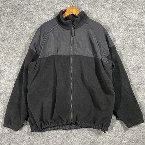 US Navy Polartec Parka Fleece Liner Jacket Large-Regular Black Military Issue - Picture 1 of 13