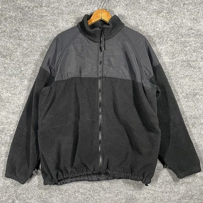 US Navy Polartec Parka Fleece Liner Jacket Large-Regular Black Military Issue - Image 1 of 4