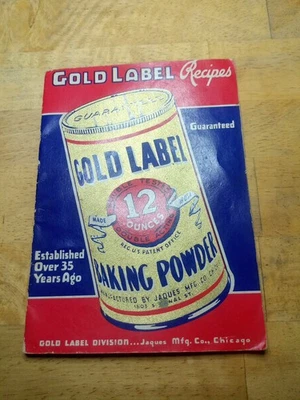 Libro de recetas en polvo para hornear Gold Label Foto 1 de 4