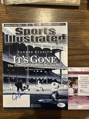 Chris Chambliss  NEW YORK YANKEES SIGNED SI  Yankee Stadium It’s Gone JSA COA - Image 1 of 2