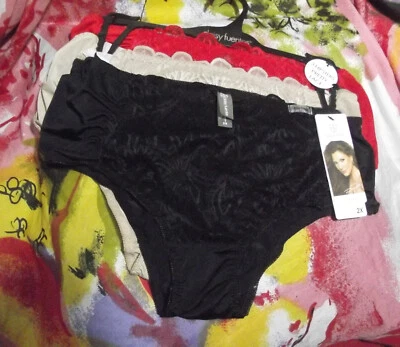 3 ХИПСТЕРСКИЕ ТРУСИКИ DAISY FUENTES DF4825AX 1 ПЛЮС РАЗМЕР КРУЖЕВНЫЕ И МИКРО РЮШ MF 2X - Изображение 1 из 3