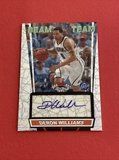 2007-08 Stadium Club Deron Williams Beam Team Auto #BTA-DWI JAZZ