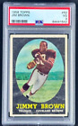 1958 Topps #62 Jim Brown Rookie Card PSA 3 Great Centering