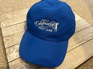 Celebration Florida Golf Club Adjust Ale Cap Hat Blue Ahead Performance OSFA - Picture 1 of 6