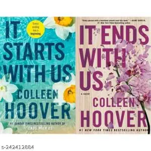 IT STARTS WITH US By COLLEEN HOOVER + IT ENDS WITH US BY COLLEEN HOOVER - Picture 1 of 6