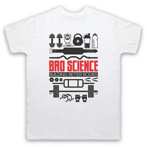 BRO SCIENCE FITNESS BODYBUILDING TRAINING WORKOUT GYM MENS & WOMENS T-SHIRT - Picture 1 of 23