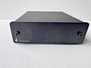 Pro-Ject Phono Box MM & MC Phono Stage Preamplifier, in Black - Picture 1 of 3