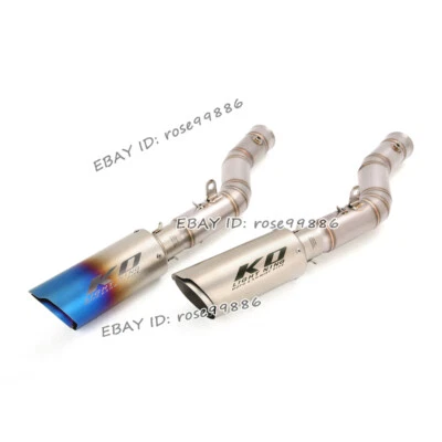 Puntas silenciadoras de tubo sistema de escape para motocicleta Yamaha MT-10 YZF R1 2009-2014 Foto 1 de 4