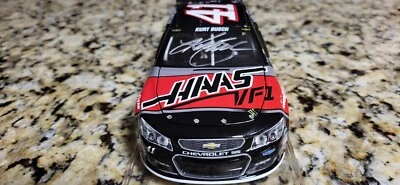 Kurt Busch Haas Monster Darlington 2016 1 de 48 autografiado 1/24 Foto 1 de 4