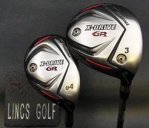 Set of 2 Bridgestone X-Drive GB 15° 3 Wood &23° 4 Hybrid Regular Graphite Shafts - Picture 1 of 6
