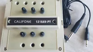 6-Position Stereo Jack Box Califone 1216AV-PY Stereo - Picture 1 of 7