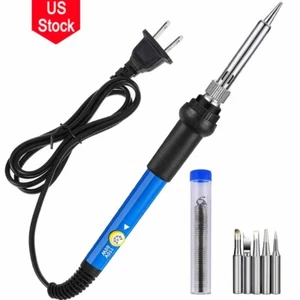 Soldering Iron Electric Gun Adjustable Temperature Welding Kit 60W - Picture 1 of 15