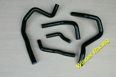 Fit Honda CBR400RR NC29 1990-1994 Silicone Radiator Hose BLACK - Image 1 of 4