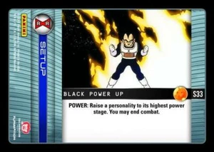 DBZ Dragon Ball Z TCG Card Panini Evolution S33 Black Power Up - Picture 1 of 1