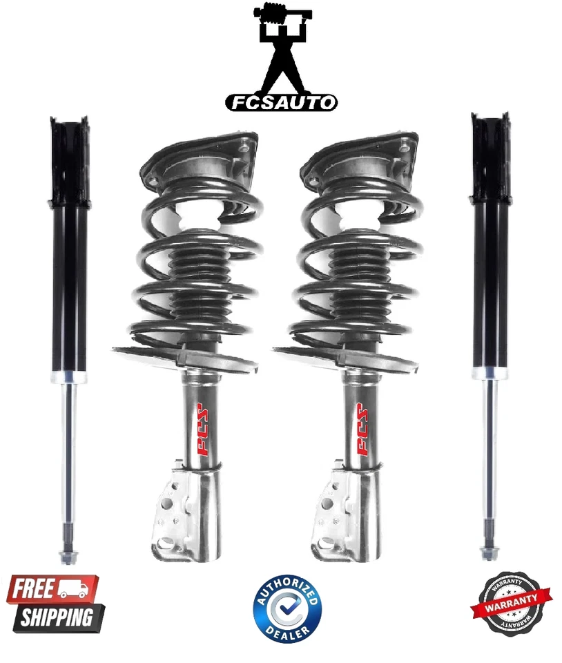 Complete FCS Front Coil Spring & Rear Shock Fits Buick Cadillac Pontiac - Image 1 of 1