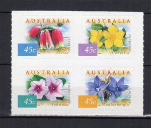 Australie 1999 Y&T 1740 A à D flore 4 timbres auto-adhésifs MNH /TE4625c - Picture 1 of 1