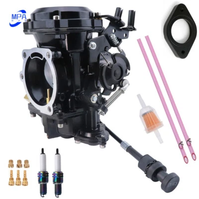 Nuevo carburador con bota colectora para Harley Davidson Sportster XL883 XLH1200 CV40 Foto 1 de 4