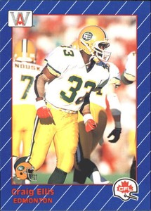 1991 All World CFL French #37 Craig Ellis