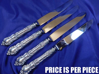 WATSON MEADOW 玫瑰纯银晚餐刀全新法国枪套 - 完好 — 第 1/4 张图片