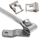 2Pcs/Kit Car Windscreen Wiper Link Universal Linkage Rods Arm Repair Clip Spring