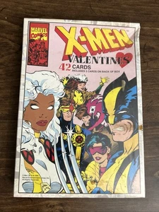 X-MEN VALENTINES 1994 caja sellada de 42 tarjetas vintage de Marvel Comics Storm Gambit - Imagen 1 de 2