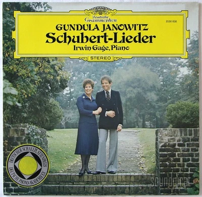 GUNDULA JANOWITZ & IRWIN GAGE SCHUBERT LIEDER DGG ED.1 STEREO 2530858 NM - Image 1 of 4