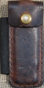 Hitch + Timber Leder EDC Etui mit Überhang - Stift & Messer - braun - Bild 1 von 5