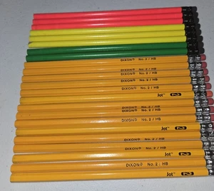 dixon, jot 2,neon pencil lot back to school - Picture 1 of 1