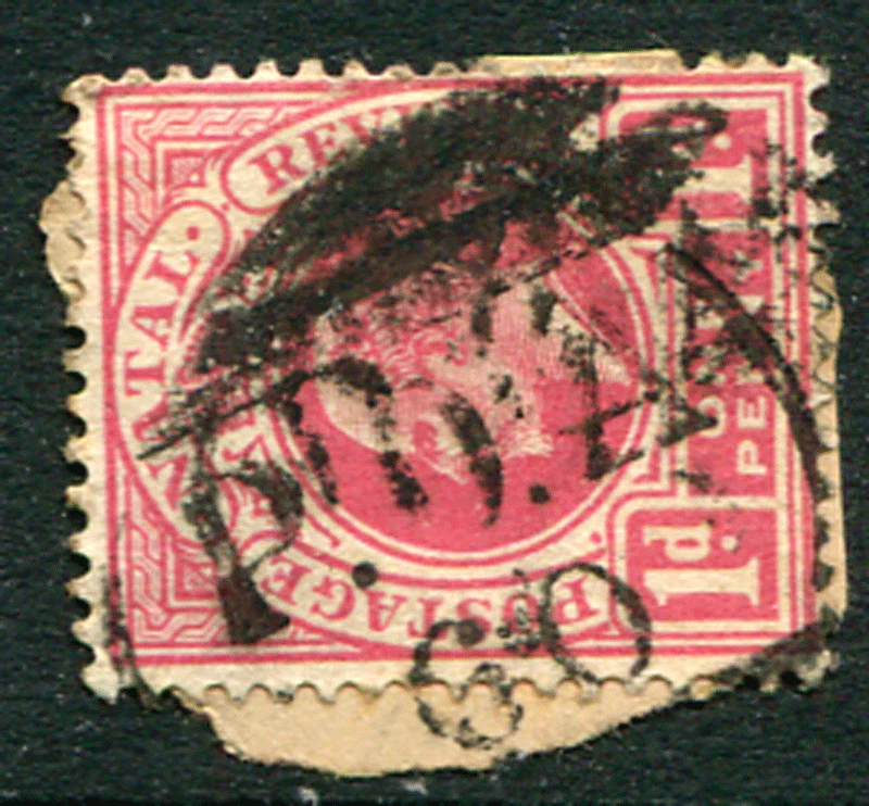 NATAL (22130): P.O.A. 60 numeral/KE7 cancel - Image 1 of 1