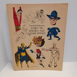 Howard Keltner Index to Golden Age Comic Books 1976 Jerry Bails - Picture 1 of 7