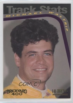 1994 Hi-Tech Brickyard 400 Track Stats Michael Waltrip #56 - Image 1 of 2