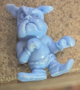 Vintage 70’s Daffy Dawgs Aqua Boxing Dog – 1¼" Cereal Premium Collectible - Bild 1 von 1
