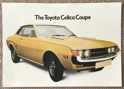 TOYOTA Celica Coupe 1600 ST Car Sales Brochure 1974  CST/74/1 - Image 1 of 3