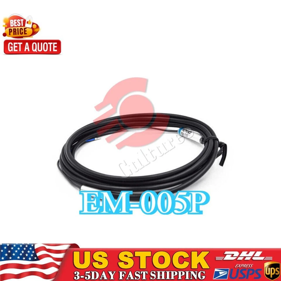 EM-005P Main Unit Shielded M5 PNP Proximity Sensors In-Cable Amplifiers Keyence - Image 1 of 4