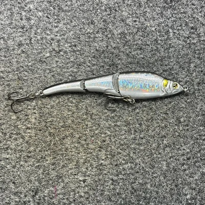 Señuelo Sebile Magic Swimmer 95 SK cebo de natación de hundimiento lento 3/8 oz 3,75" brillo natural Foto 1 de 4