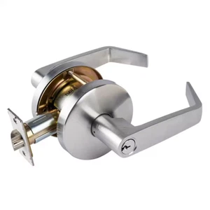 Universal Hardware Heavy Duty Commercial Entry Lever Cylindrical Chrome - Picture 1 of 3