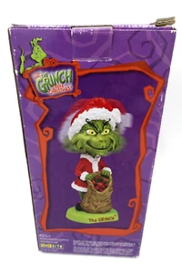 Vintage 2002 ToySite Dr. Suess How the Grinch Stole Christmas 7" Bobblehead - Picture 1 of 12