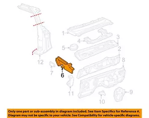 FORD OEM 93-11 Ranger Cab Cowl-Reinforcement F37Z10020A16A - Picture 1 of 2