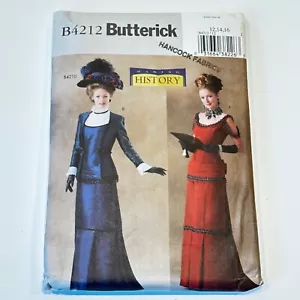 Vtg Sewing Pattern Butterick B4212 Size 12 14 16 Victorian History Costume - Picture 1 of 7