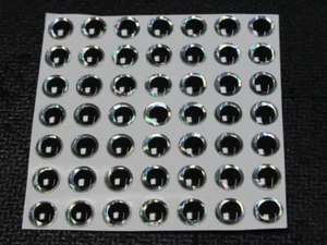 50 Pieces Blank Lure Silver Fishing Eyes UPES - Picture 1 of 2