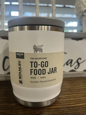 Nuevo tarro de comida Stanley To-Go blanco 6 horas a prueba de fugas frías y calientes Foto 1 de 4