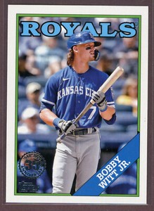 2023 Topps Series 1 1988 Topps Retro #90 Bobby Witt Jr. (Royals)