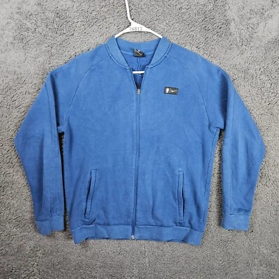 Chaqueta de fútbol Brasil para hombre azul medio Nike Track Bomber kit de entrenamiento con cremallera completa Foto 1 de 4